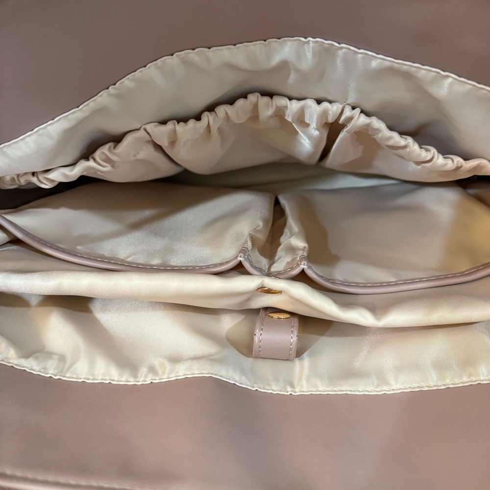 White Elm Gemini Convertible Backpack Bag Purse Tote Dusty Rose w/xtra Strap - Picture 4 of 14